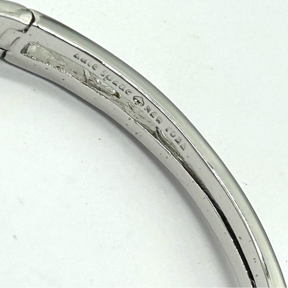 Kate Spade Silver Hinged Bangle Bracelet - Picture 3 of 4